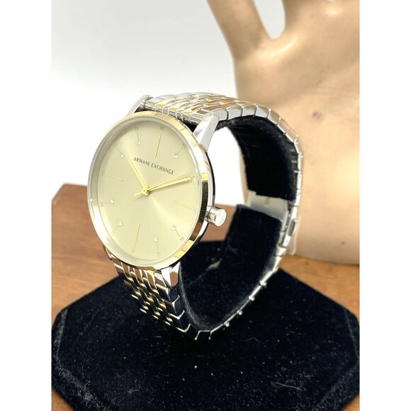 Armani Exchange Women's Watch AX5595 Quartz Two Tone Stainless Steel 36mm - Picture 2 of 14